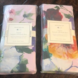 Pottery barn organic Hannah fitted crib sheet